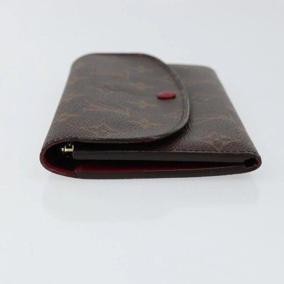 Authentic LOUIS VUITTON Monogram Portefeuille Emilie Wallet bst264-120225 - Picture 3 of 16